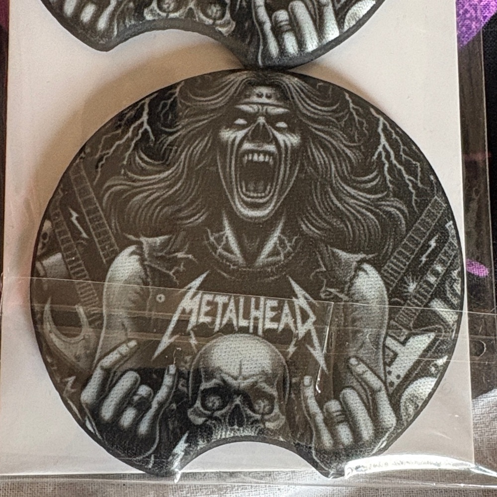 Metalhead Car Coasters - Picture 3 of 3